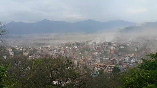 View over Swayambhu area
